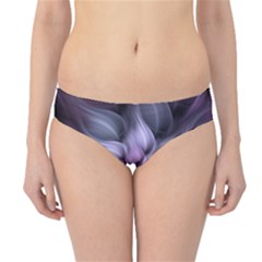 Fractal Flower Lavender Art Hipster Bikini Bottoms by Pakrebo