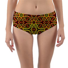 Rp1-9 Reversible Mid-waist Bikini Bottoms by ArtworkByPatrick