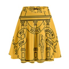 Seal Of Georgia High Waist Skirt by abbeyz71