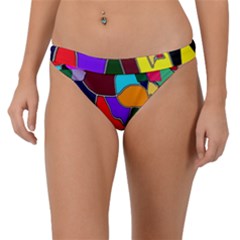 Crazycolorabstract Band Bikini Bottom by bloomingvinedesign
