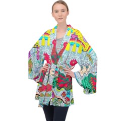 Supersonic Key West Gypsy Blast Velvet Kimono Robe by chellerayartisans