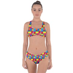Lego Background Criss Cross Bikini Set by HermanTelo