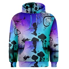 Cute Fairy Dancing In The Night Men s Pullover Hoodie by FantasyWorld7
