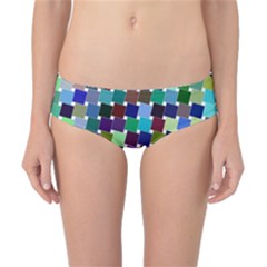 Geometric Background Colorful Classic Bikini Bottoms by HermanTelo