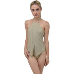 Cream Go With The Flow One Piece Swimsuit by designsbyamerianna