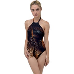 Fractals Fantasy Image Art Go With The Flow One Piece Swimsuit