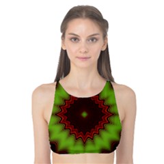 Fractal Artwork Idea Allegory Geometry Tank Bikini Top by Sudhe