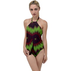 Fractal Artwork Idea Allegory Geometry Go With The Flow One Piece Swimsuit by Sudhe