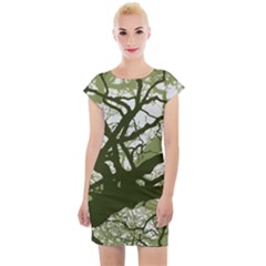 Into The Forest 11 Cap Sleeve Bodycon Dress by impacteesstreetweartwo