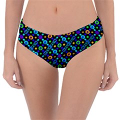 Have Fun Multicolored Text Pattern Reversible Classic Bikini Bottoms by dflcprintsclothing