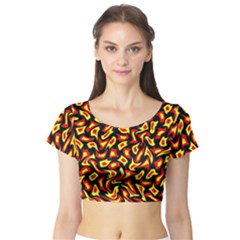 Hs Rby 3 Short Sleeve Crop Top