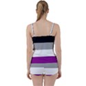 Asexual Pride Flag LGBTQ Tie Front Two Piece Tankini View2