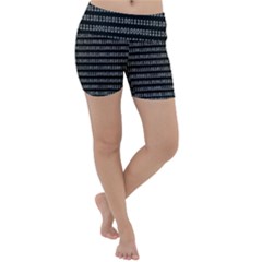 Binary Coding Lightweight Velour Yoga Shorts by impacteesstreetwearsix
