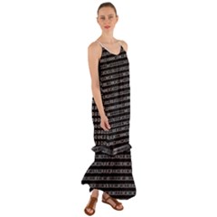 Binary Coding Cami Maxi Ruffle Chiffon Dress by impacteesstreetwearsix
