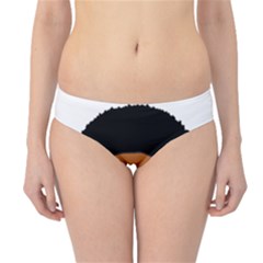 African American Woman With ?urly Hair Hipster Bikini Bottoms by bumblebamboo