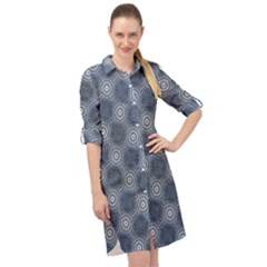Checkerboard Again 4 Long Sleeve Mini Shirt Dress by impacteesstreetwearseven