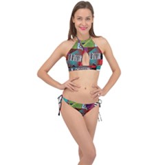 Image 8 Cross Front Halter Bikini Set by TajahOlsonDesigns