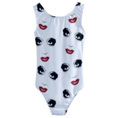 Bianca Del Rio Pattern Kids  Cut-out Back One Piece Swimsuit by Valentinaart