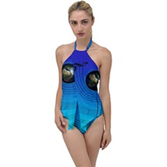 Music Reble Sound Concert Go With The Flow One Piece Swimsuit by HermanTelo