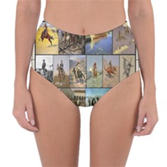 Frederic Remington Reversible High-waist Bikini Bottoms by ArtworkByPatrick