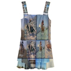 Frederic Remington Kids  Layered Skirt Swimsuit by ArtworkByPatrick