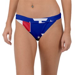 Flag Of The French Southern And Antarctic Lands Band Bikini Bottom by abbeyz71