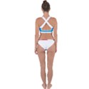 Luxembourg Country Europe Flag Cross Back Hipster Bikini Set View2