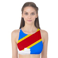 Democratic Republic Of The Congo Flag Tank Bikini Top by Sapixe