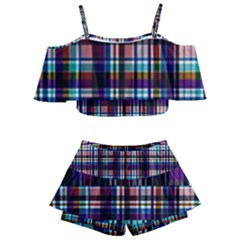 Textile Fabric Pictures Pattern Kids  Off Shoulder Skirt Bikini by Alisyart