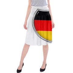 Flag German Germany Country Symbol Midi Beach Skirt by Sapixe