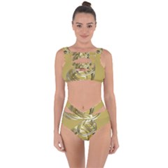 Fractal Abstract Artwork Bandaged Up Bikini Set  by HermanTelo