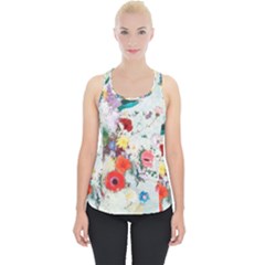 Floral Bouquet Piece Up Tank Top by Sobalvarro