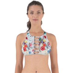 Floral Bouquet Perfectly Cut Out Bikini Top by Sobalvarro
