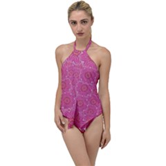 Bloom On In  The Soft Sunshine Decorative Go With The Flow One Piece Swimsuit by pepitasart