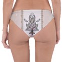 Elegant Decorative Mandala Design Reversible Hipster Bikini Bottoms View2