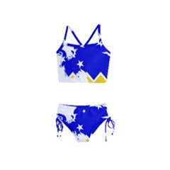 Chilean Magallanes Region Flag Map Of Antarctica Girls  Tankini Swimsuit by abbeyz71