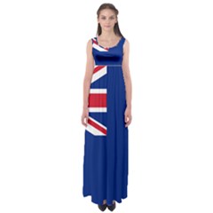 Government Ensign Of The British Antarctic Territory Empire Waist Maxi Dress by abbeyz71