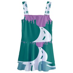 National Forest Scenic Byway Highway Marker Kids  Layered Skirt Swimsuit by abbeyz71