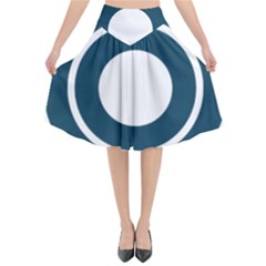 Logo Of Congressional Budget Office Flared Midi Skirt by abbeyz71