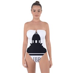 Logo Of Library Of Congress Tie Back One Piece Swimsuit by abbeyz71