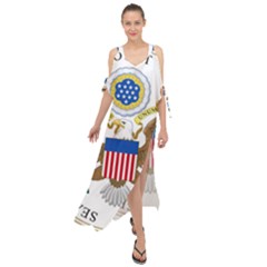 Seal Of Supreme Court Of United States Maxi Chiffon Cover Up Dress by abbeyz71