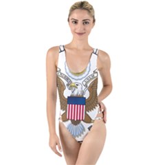 Seal Of United States District Court For District Of Arizona High Leg Strappy Swimsuit by abbeyz71