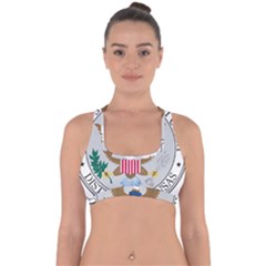 Seal Of United States District Court For District Of Kansas Cross Back Hipster Bikini Top  by abbeyz71