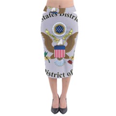 Seal Of United States District Court For Eastern District Of Missouri Midi Pencil Skirt by abbeyz71