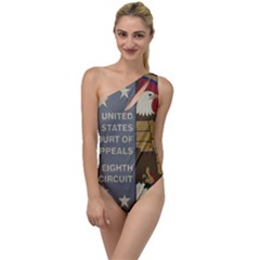 Seal Of United States Court Of Appeals For Eighth Circuit To One Side Swimsuit by abbeyz71