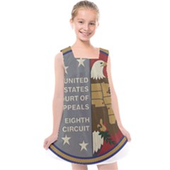 Seal Of United States Court Of Appeals For Eighth Circuit Kids  Cross Back Dress by abbeyz71