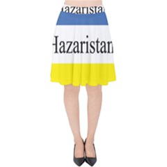 Flag Of Hazaristan Velvet High Waist Skirt by abbeyz71