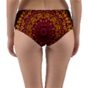 Mandala Vector Tribal Vintage Ethnic Seamless Pattern Print Reversible Mid-Waist Bikini Bottoms View2