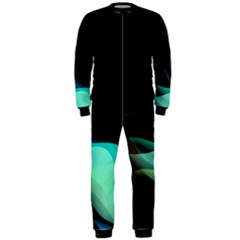 Flower 3d Colorm Design Background Onepiece Jumpsuit (men)  by HermanTelo