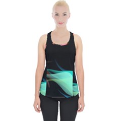 Flower 3d Colorm Design Background Piece Up Tank Top by HermanTelo